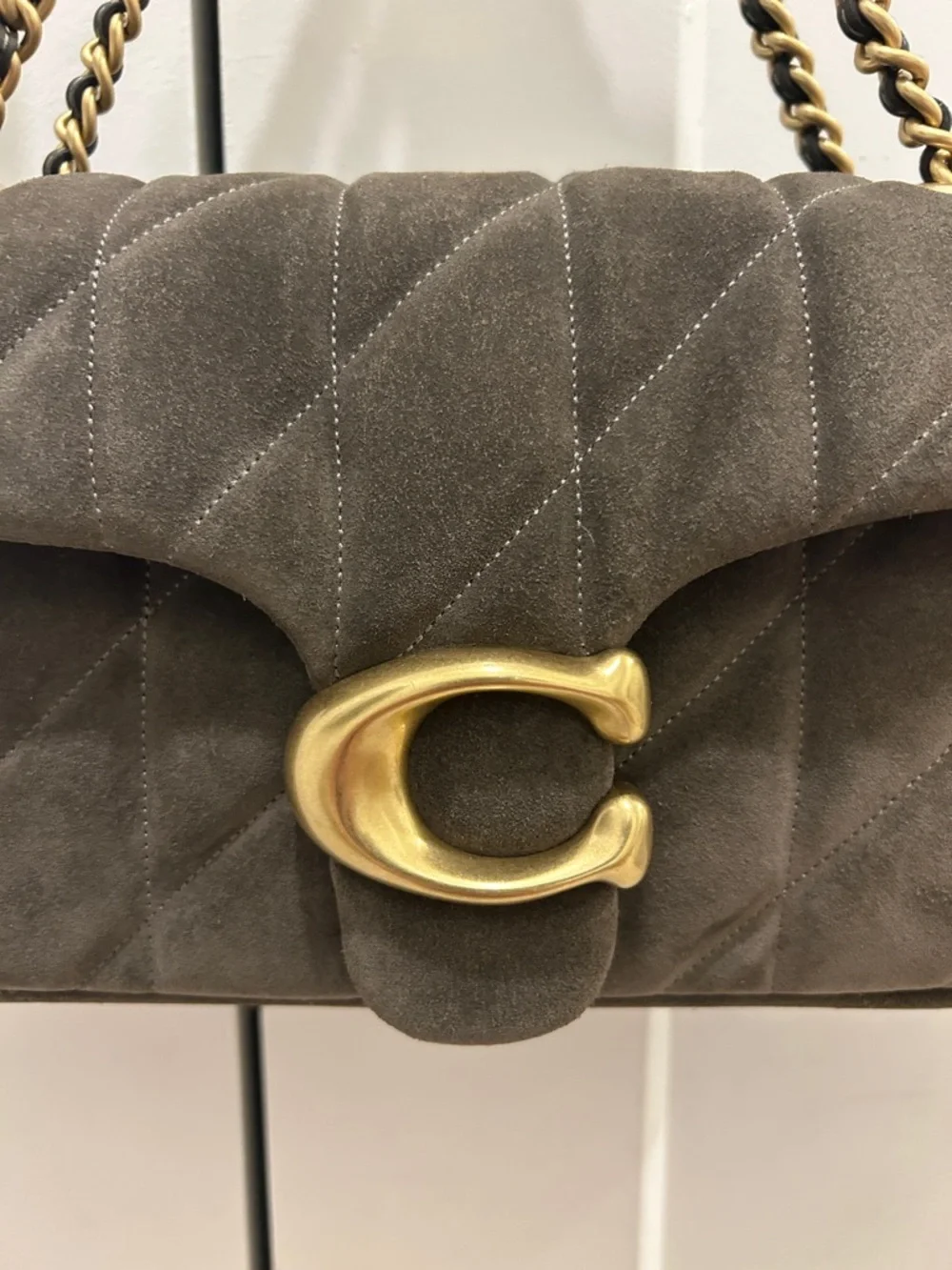 Coach (NWT) Tabby Shoulder Bag 26 With Quilting in Olive - Picture 4 of 17